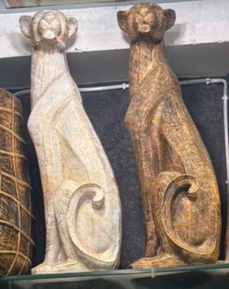 Tall Cheetah Sculpture