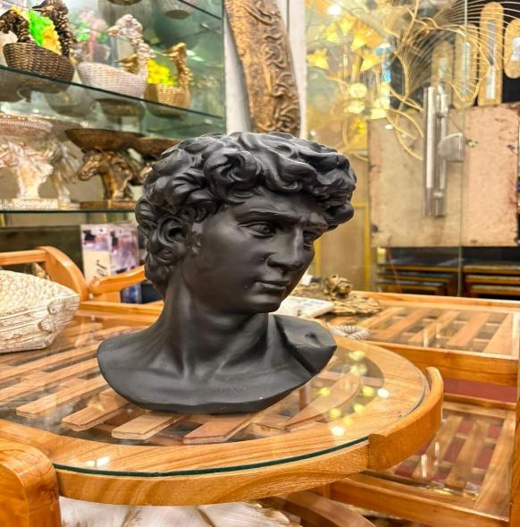 Hercules Statue in Black